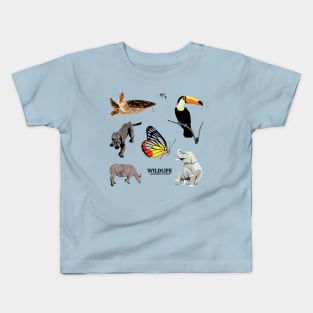 Save beautiful Wildlife Kids T-Shirt